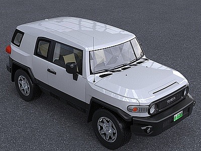2023款丰田FJ酷路泽汽车模型3d模型