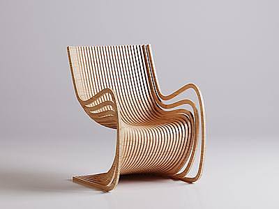 实木造型创意靠椅椅子