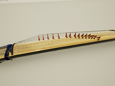 3d乐器琴模型