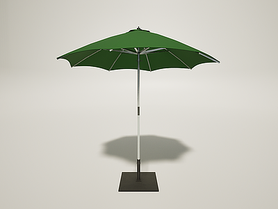 户外庭园遮阳伞模型3d模型
