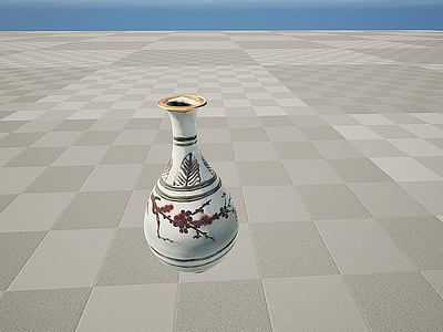 文物瓷器花瓶模型3d模型