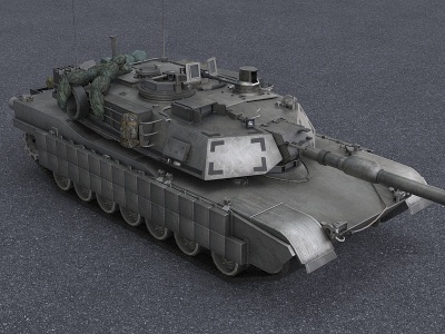主战坦克带内饰驾驶舱模型3d模型