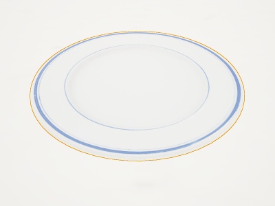 3d瓷器餐具厨具餐盘盘子模型