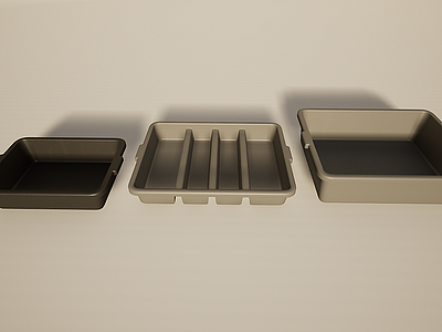 3d餐具盘子模型