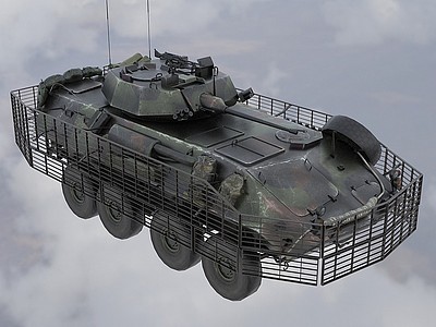 老美步兵战车武器装备模型3d模型