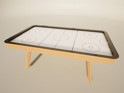 玩具桌面游戏桌上冰球模型