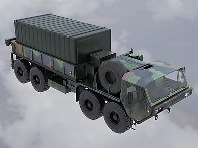 3d<font class='myIsRed'>重型</font>扩大机动性战术卡车模型