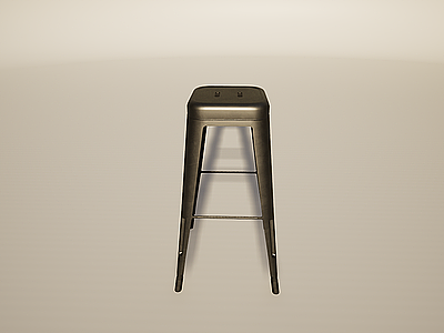 高脚吧台椅模型3d模型