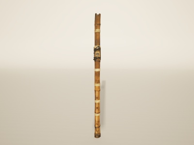 3d吹奏乐器管乐器笛子模型