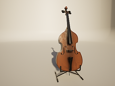 音乐设备乐器大提琴模型3d模型