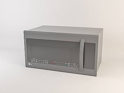 家用电器烤箱微波炉3d模型