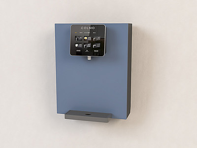 家用电器壁挂饮水机模型3d模型