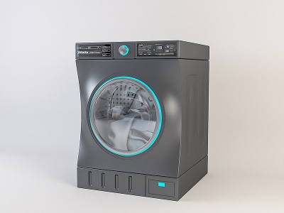 3d家用电器<font class='myIsRed'>全自动滚筒洗衣机</font>模型