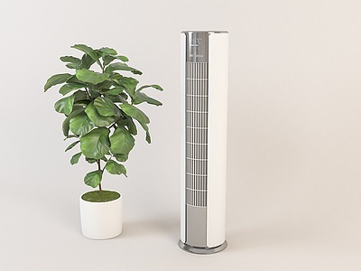 3d家用电器空调扇模型