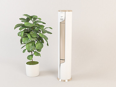 家用电器空调扇模型3d模型