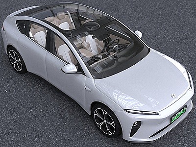 3d蔚来et5新能源汽车低配版模型