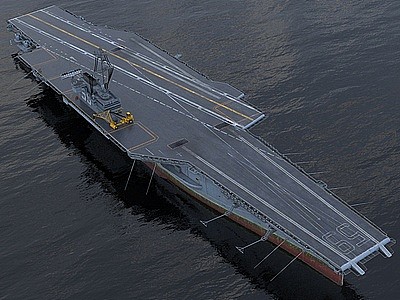 美國海軍航空母艦3d模型