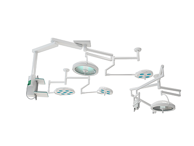 医疗器械手术无影灯模型3d模型