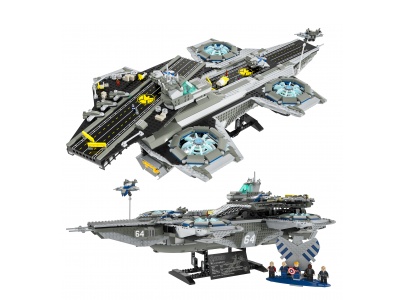3d乐高复仇者联盟飞船玩具模型