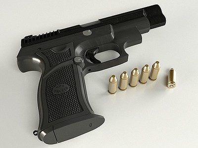 手枪PrexerWIST94模型3d模型