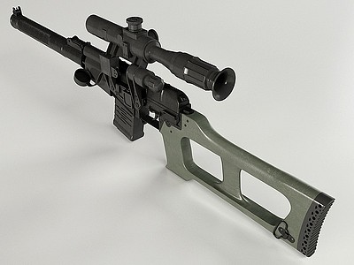 3d狙击枪1134VSSVintorez模型