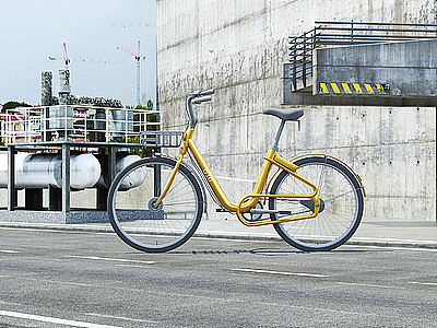 3d现代ofo单车模型