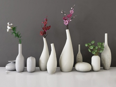 现代花瓶模型3d模型