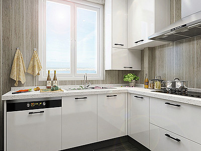 厨房橱柜厨房模型3d模型