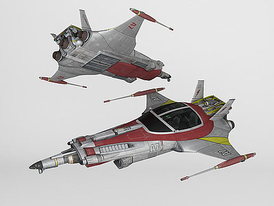 喷气式战斗机攻击机飞机模型3d模型
