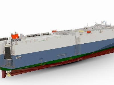 轮船邮轮货轮模型3d模型
