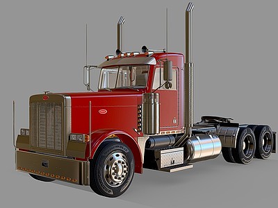 卡车车头卡车模型3d模型