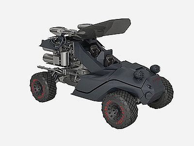 消防灭火玩具车模型3d模型