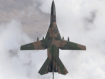 F111战斗轰炸机模型3d模型