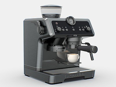 3d咖啡机饮料机自助咖啡机模型