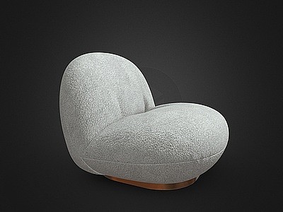 单人沙发懒人沙发休闲沙发3d模型