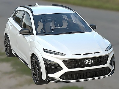 2022款现代汽车模型3d模型