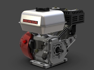 3d交通配件发动机农机引擎模型