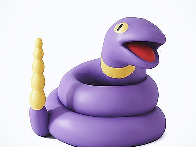 宠物小精灵阿柏蛇玩具3d模型