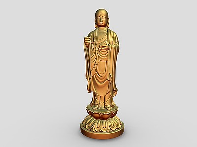 中式佛像雕塑佛祖摆件模型