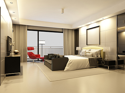 卧室3d模型3d模型