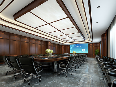会议室3d模型