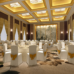 宴会厅整体模型