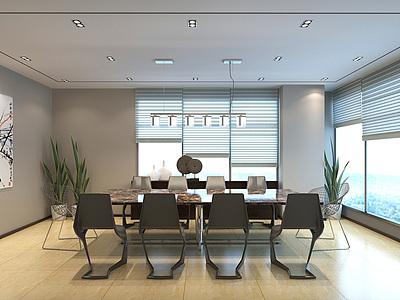 会议室3d模型