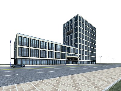 办公楼整体模型