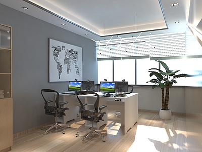 办公室3d模型