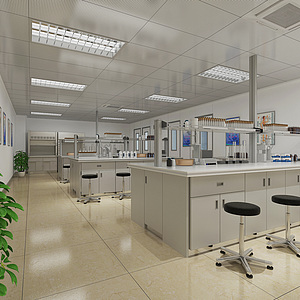 学校实验室、医院实验室整体模型