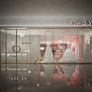 婚纱店整体模型