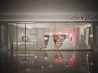 婚纱店3d模型