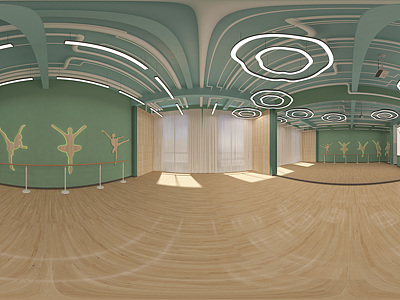 舞蹈室3d模型