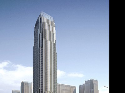 高层独立大厦3d模型